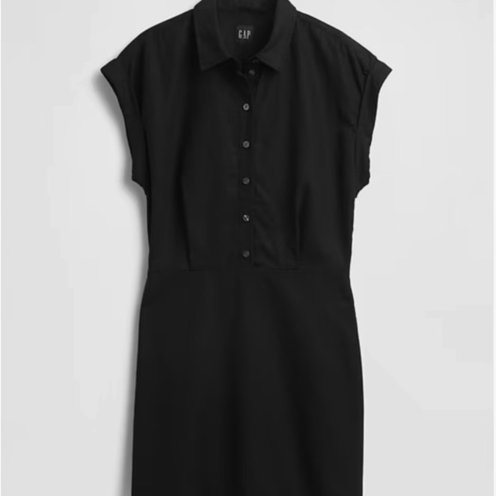 GAP Linen-Blend Shirtdress - Picture 3 of 11